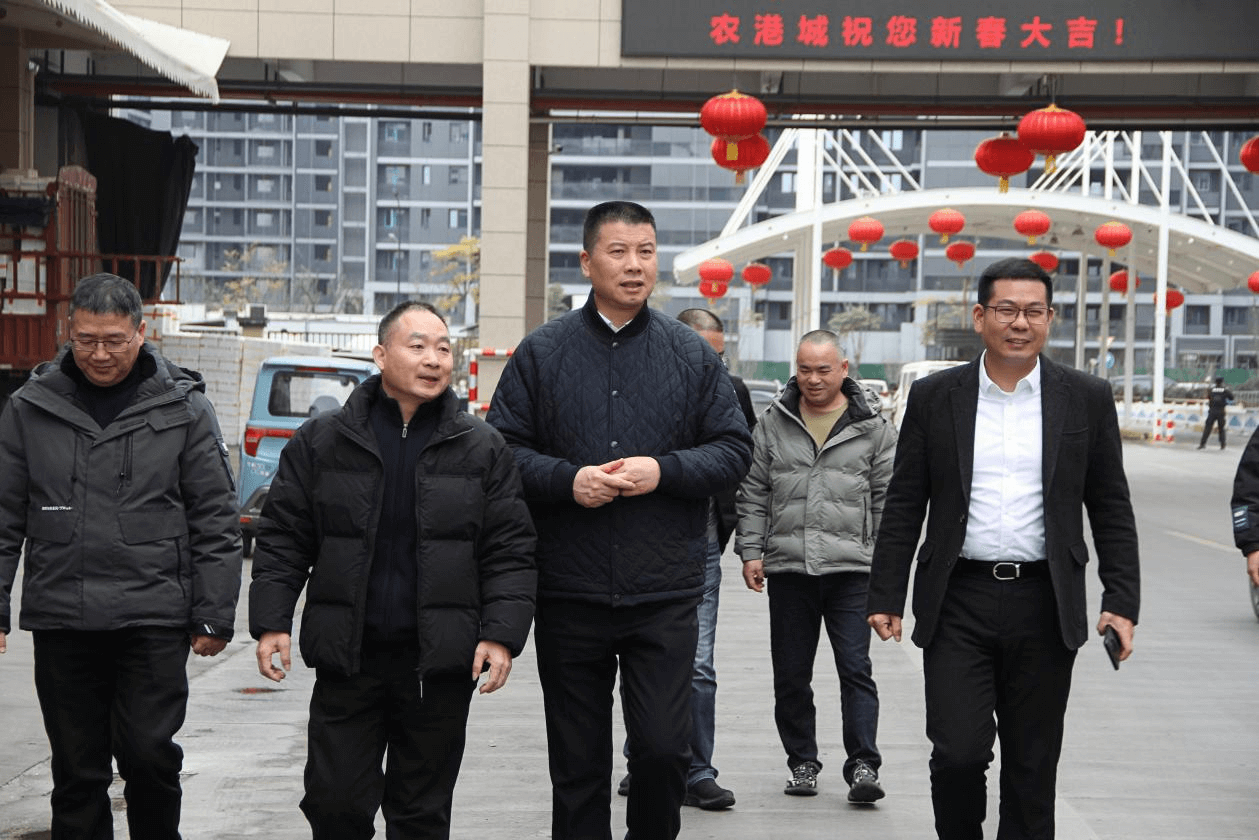 台州城投集团党委书记、董事长俞宏来农港城开展节前安全生产检查